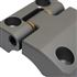 Defender 110 Second Row Hinge Set Gun Metal Grey - EXT014147 - Exmoor - 1